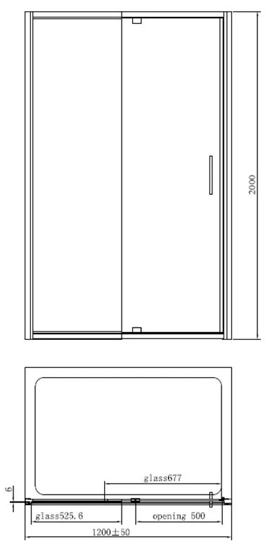 Usa in nisa, Mediterraneo, Anda, 120 x 200 h, 2 elemente, crom