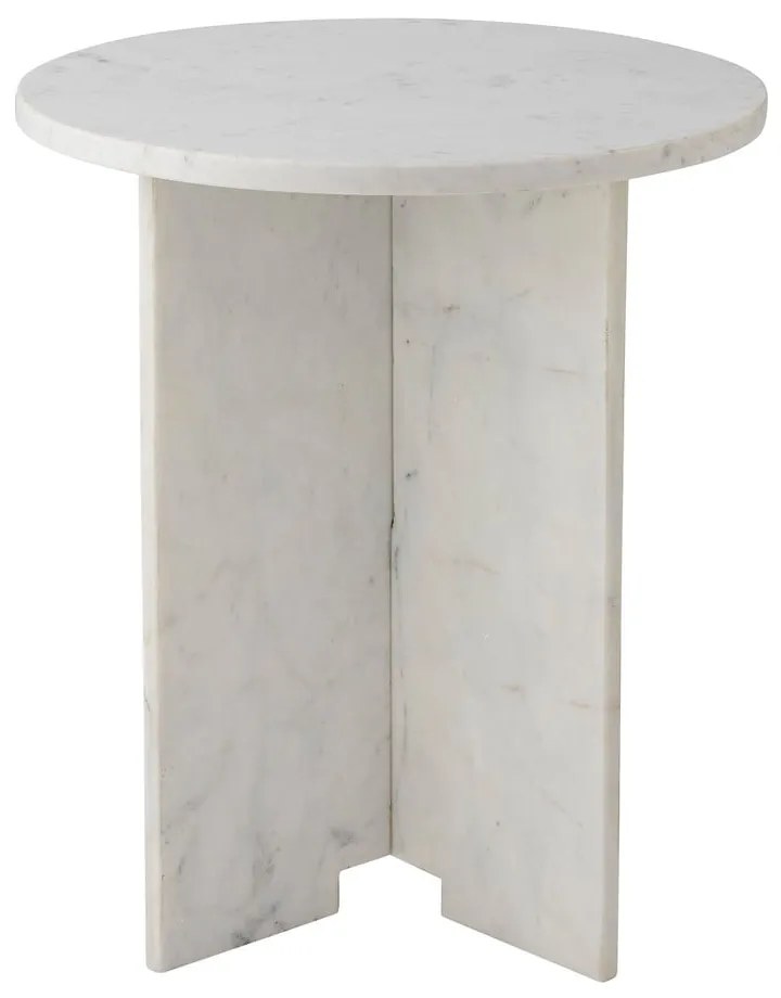 Măsuță auxiliară rotundă din marmură ø 46 cm Jasmia – Bloomingville