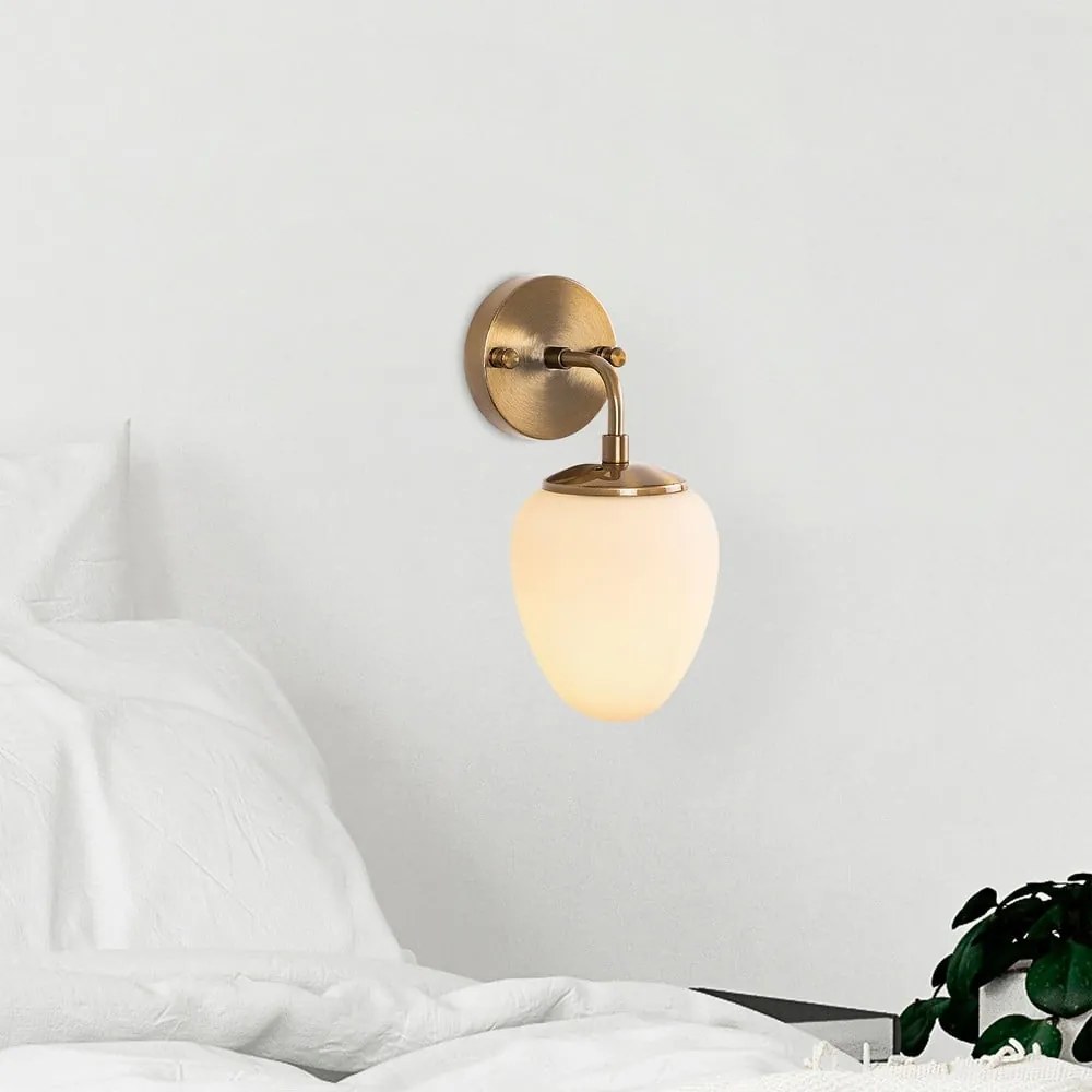 Aplică de perete în culoarea bronz ø 12 cm Ns – Opviq lights