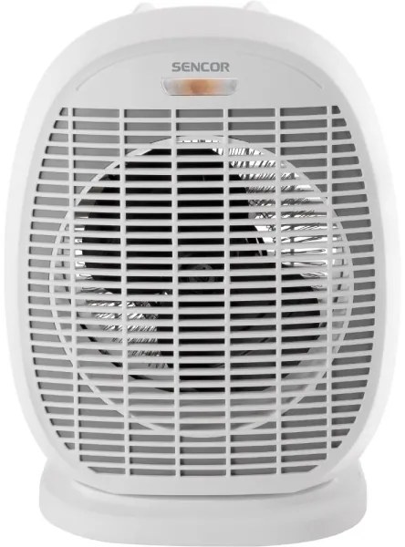 Sencor - Ventilator cu element de încălzire 1200/2000 W, 230 V, alb/gri