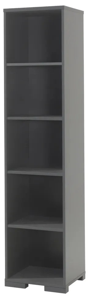 Set LONDON în antracit format dintr-un birou și o bibliotecă.