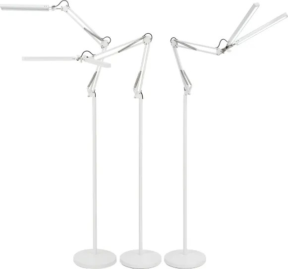 Brilagi - Lampă de podea flexibilă VARIO LED reglabilă, 14W/230V, 157 cm, albă