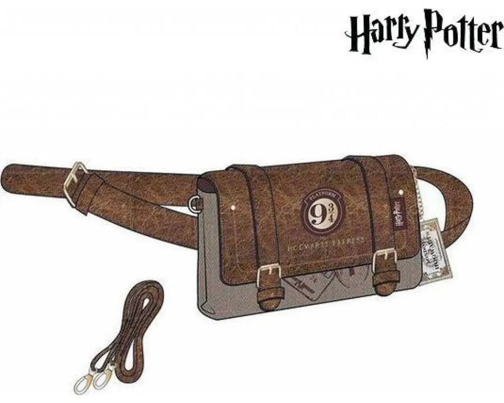 Geanta banduliera Harry Potter maro 19x3x2