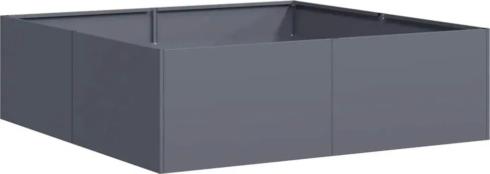 vidaXL Jardinieră Antracit 100x100x30 cm Oțel