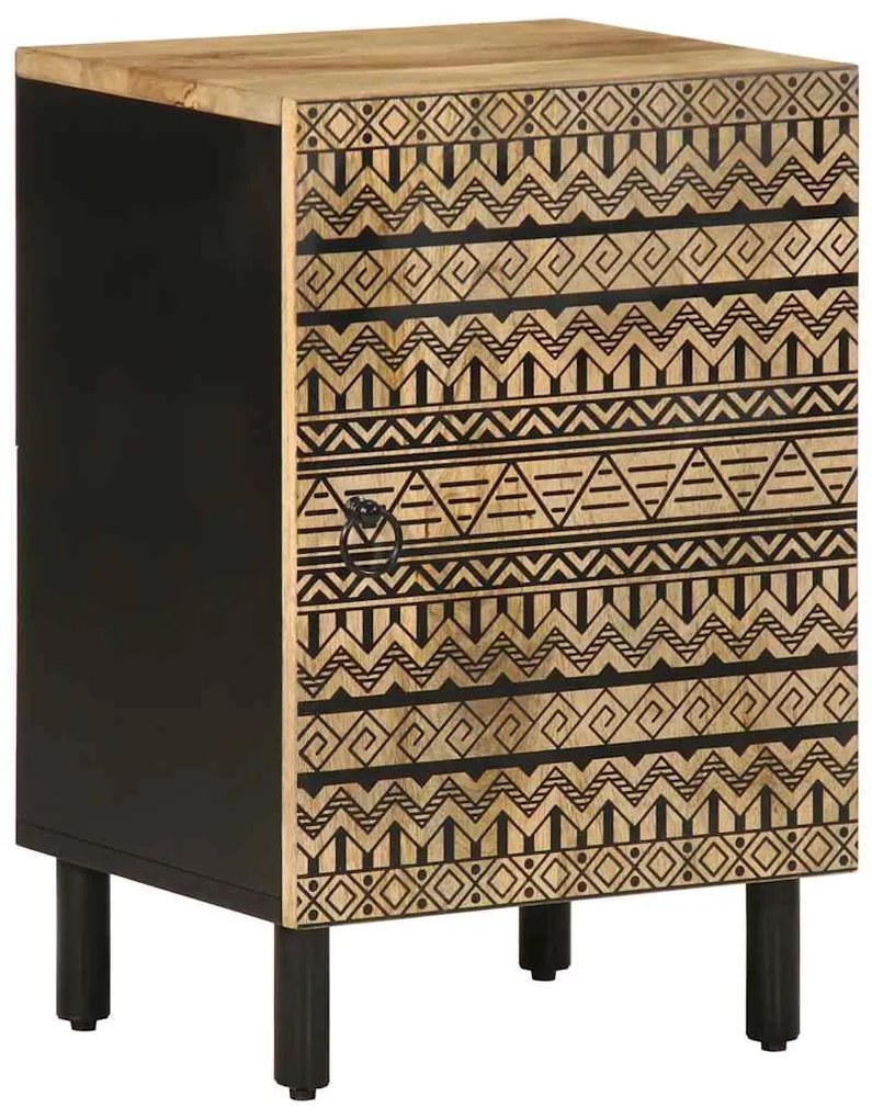 vidaXL Dulap de baie, 38x33,5x58 cm, lemn masiv de mango