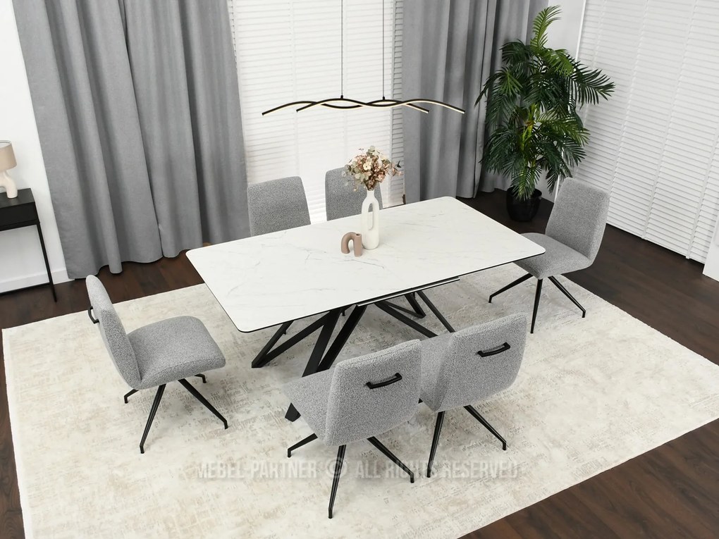 Scaun Neil (gri + negru). Promo -13%. 1111209