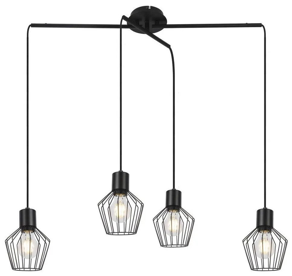 Lustră pe cablu Rabalux 4xE27/40W/230V