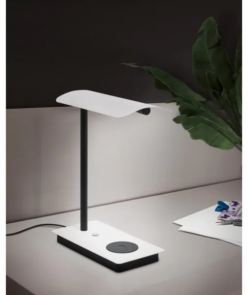Eglo 99828 - Lampă de birou LED tactilă dimabilă ARENAZA LED/5,8W/230V albă