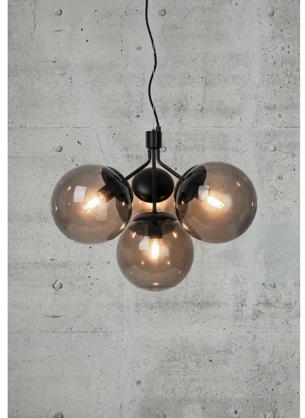 Lustră pe cablu Nordlux IVONA 4xE27/28W/230V negru