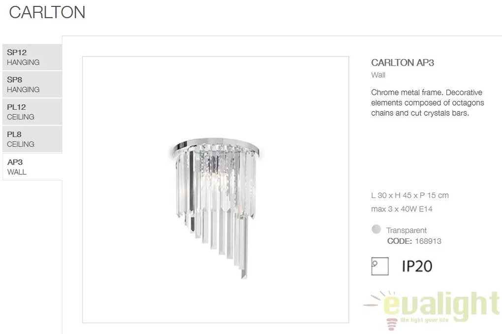 Aplica perete moderna design elegant CARLTON AP3 168913