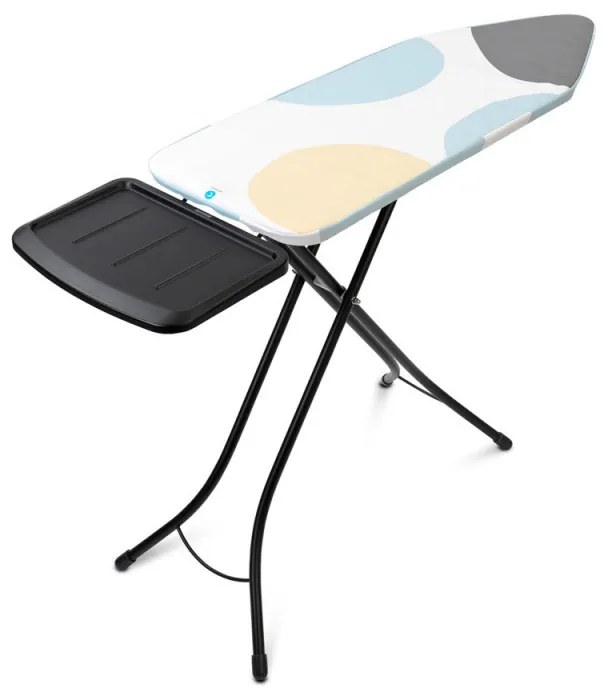Masa de calcat Brabantia C 1003379, 124x45 cm, 7 pozitii de reglare, Alimentare pentru generator de abur, PerfectFlow, Multicolor