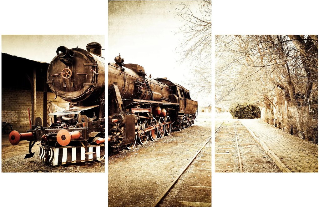 Tablou - Locomotiva istorică (90x60 cm)