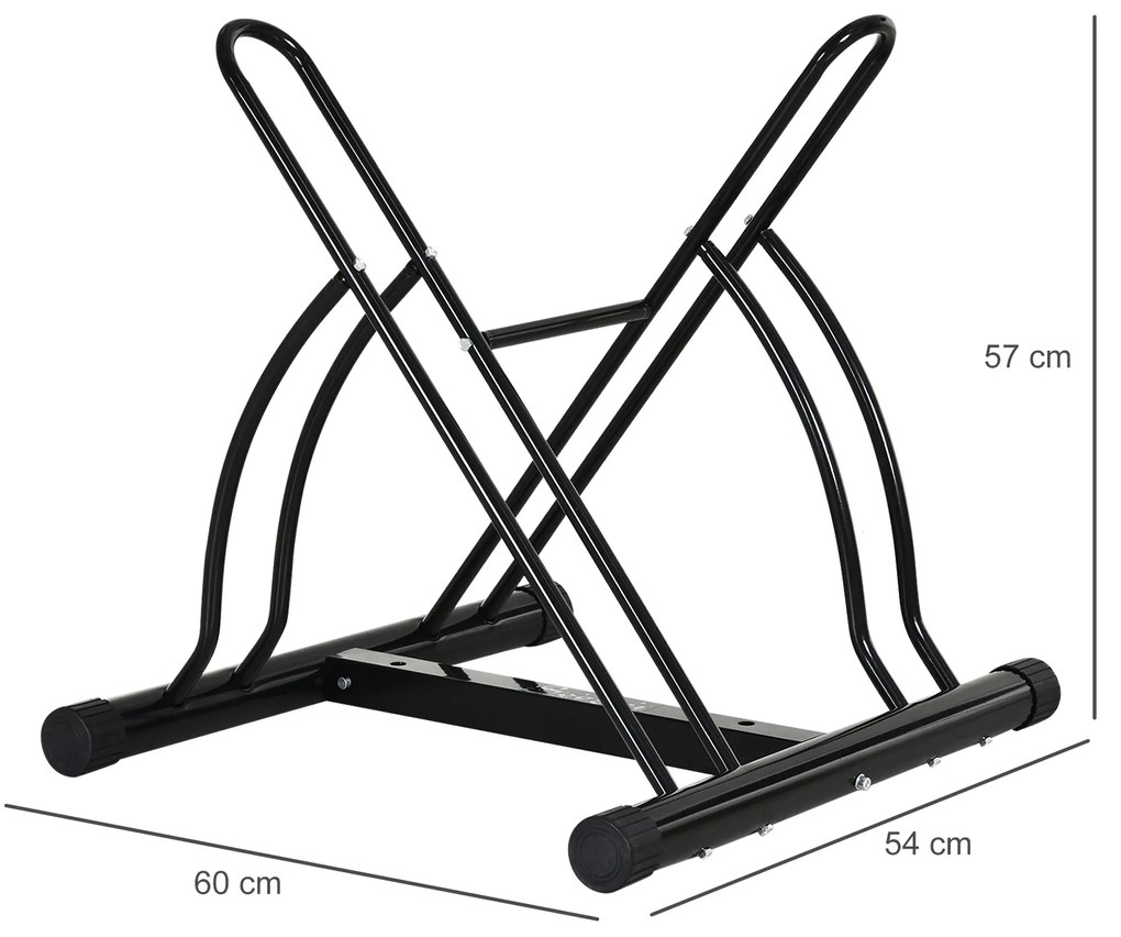 HOMCOM suport biciclete pentru interior/exterior, 60x54x57 cm | Aosom Romania