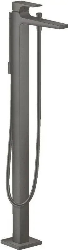 Baterie cada-dus freestanding Hansgrohe Metropol crom-negru periat