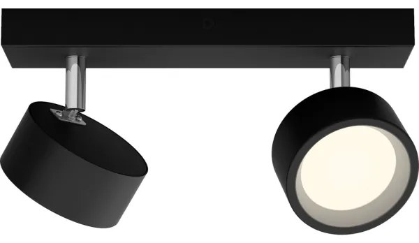 Spot LED BRACIA 2xLED/5,5W/230V negru Philips