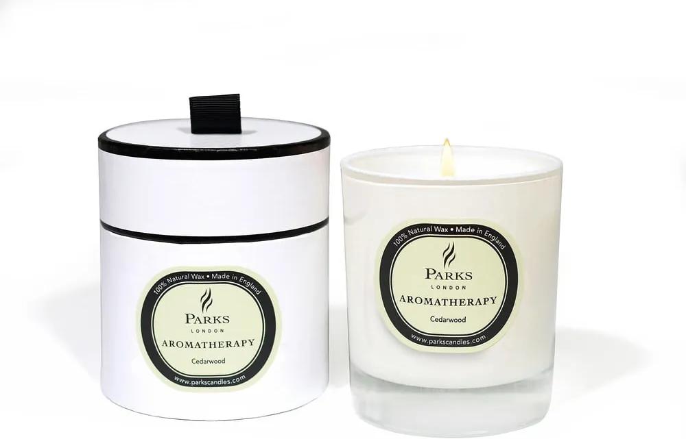 Lumânare parfumată Parks Candles London Aromatherapy, aromă de lemn de cedru, 45 ore