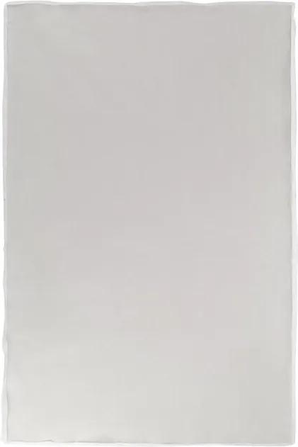 Covor alb țesut manual, 120 x 170 cm