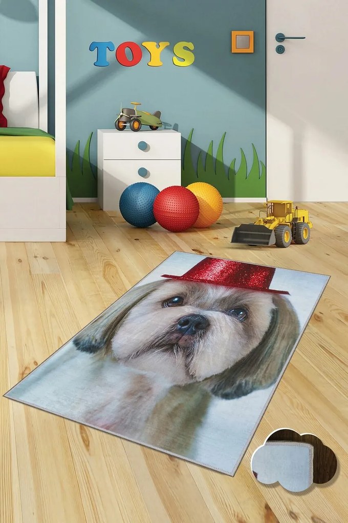 Covor, KHMFESTO008KEÇE, 80x120 cm, Multicolor