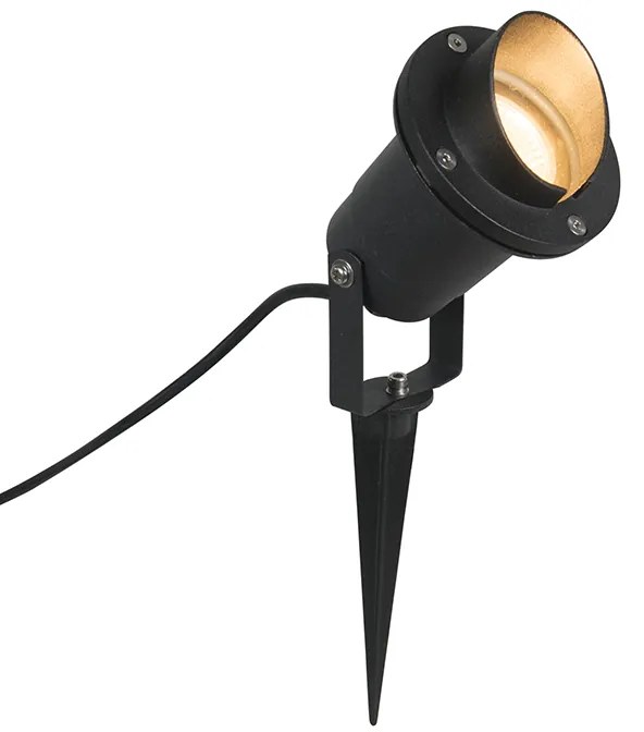Spot de grădină cu țăruș negru, inclusiv cablu și ștecher IP65 - Done