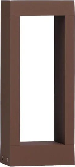 Stalp exterior LED 3000K IP65 DOLIX corten, H-30cm