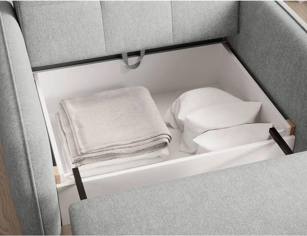 Fotoliu gri deschis Laine – ELTAP