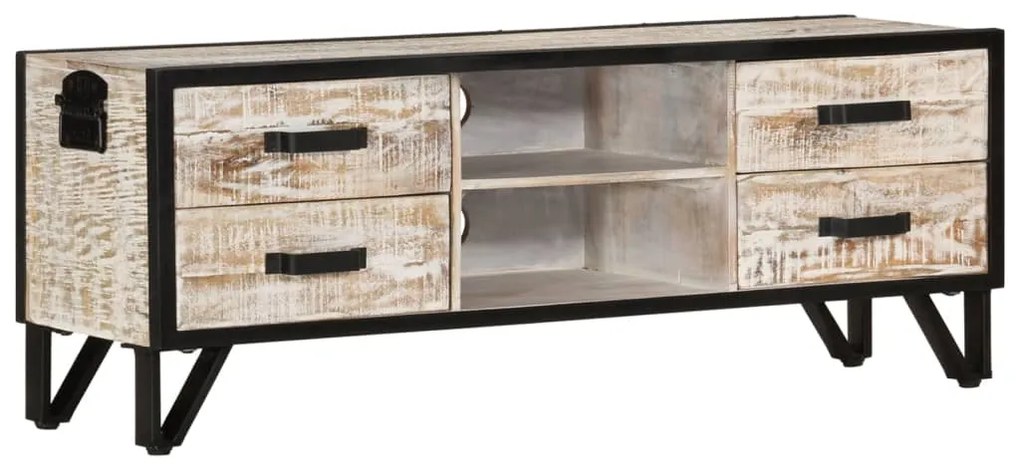 vidaXL Comodă TV, 110x30x41 cm, lemn masiv de acacia
