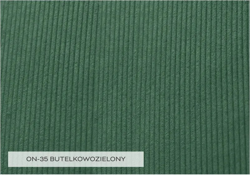 Fotoliu verde închis cu tapițerie din catifea reiată Lofty Lilly – Miuform