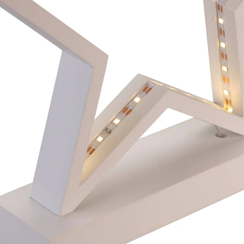 Deuba Stea de Crăciun cu iluminare LED - albă