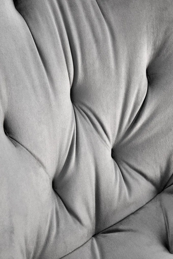 Scaun catifea K519 velvet gri