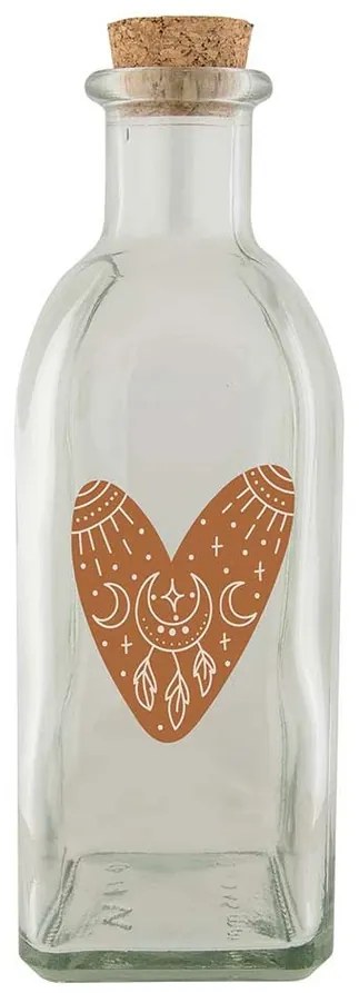 Sticlă Bohemia Gifts Heart, 500 ml