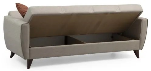 Canapea extensibilă KORFU, 3 locuri, bej