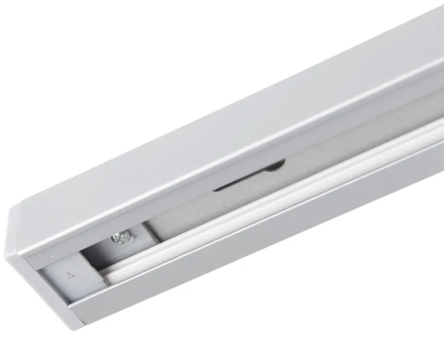 Sistem de șine modern argintiu cu 4 lumini monofazate - Yade