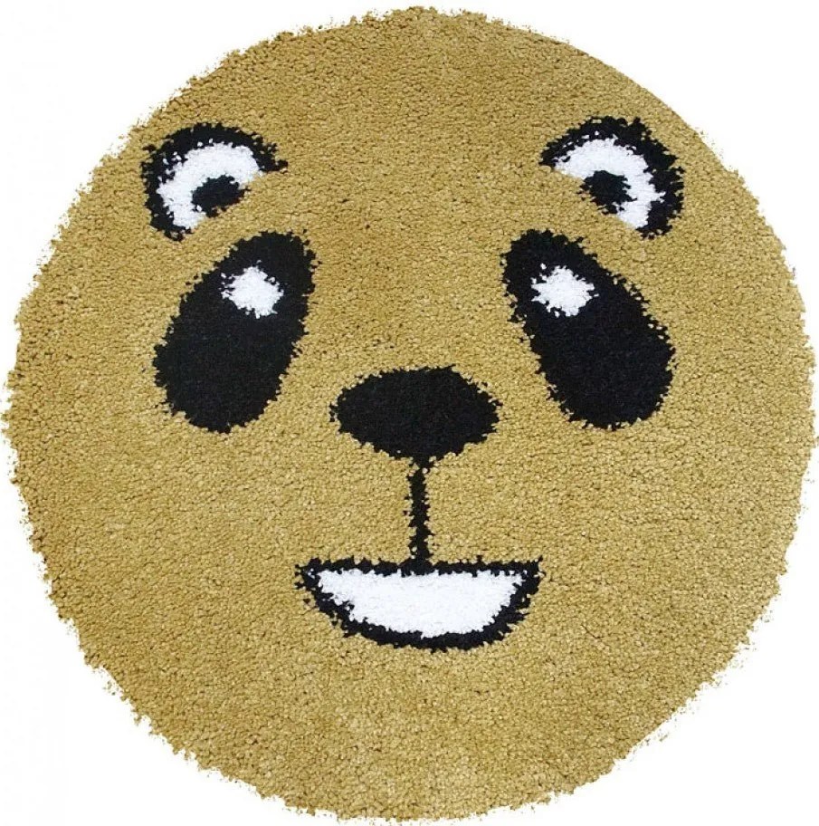 Covor Rotund, Model Panda 12091, Camera Copilului, 67x67 cm