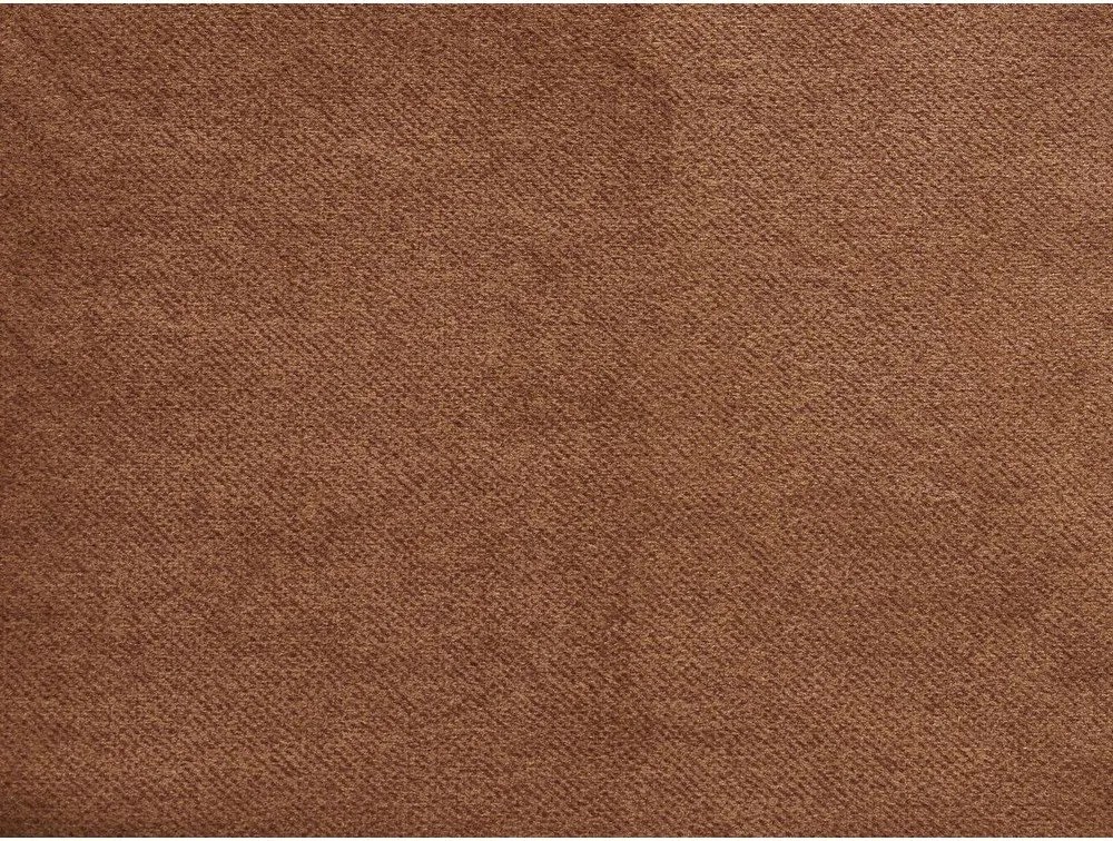 Taburet portocaliu cu tapițerie din catifea Sierra – Bobochic Paris