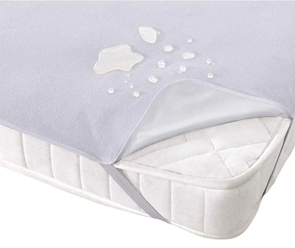 PROTECTIE SALTEA IMPERMEABILA, 75% BUMBAC, 160X200 CM, ALB