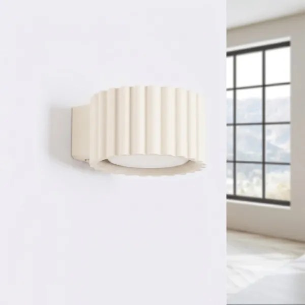 Sollux SL.2614 - Aplica de perete AURA 1xGX53/10W/230V culoare crem