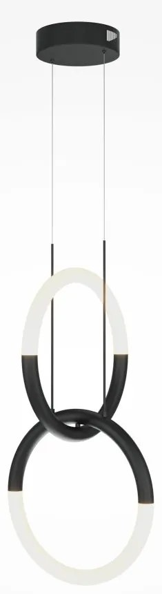 Pendul LED design modern Node negru