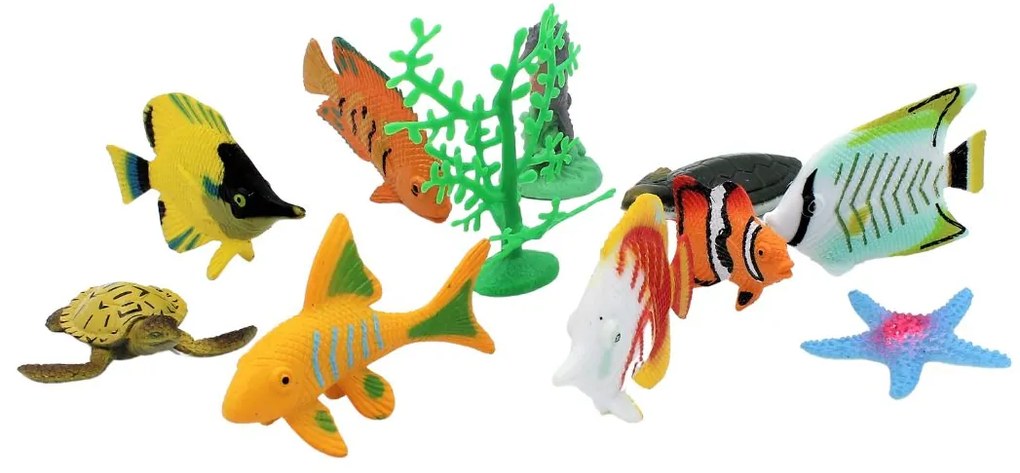 Set diverse figurine animale marine Coral