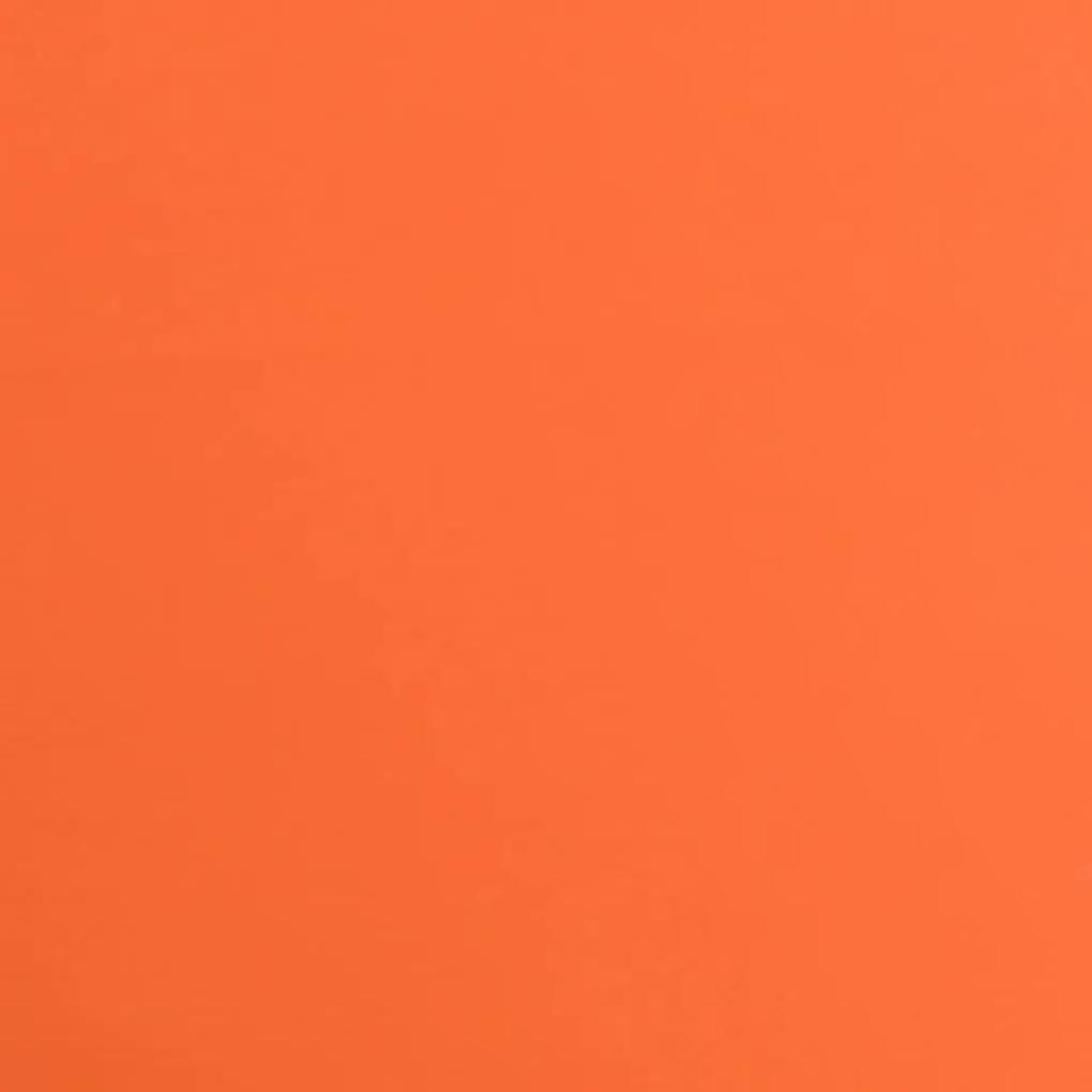 Scaune bucatarie pivotante, 6 buc., portocaliu, piele ecologica 6, Portocaliu