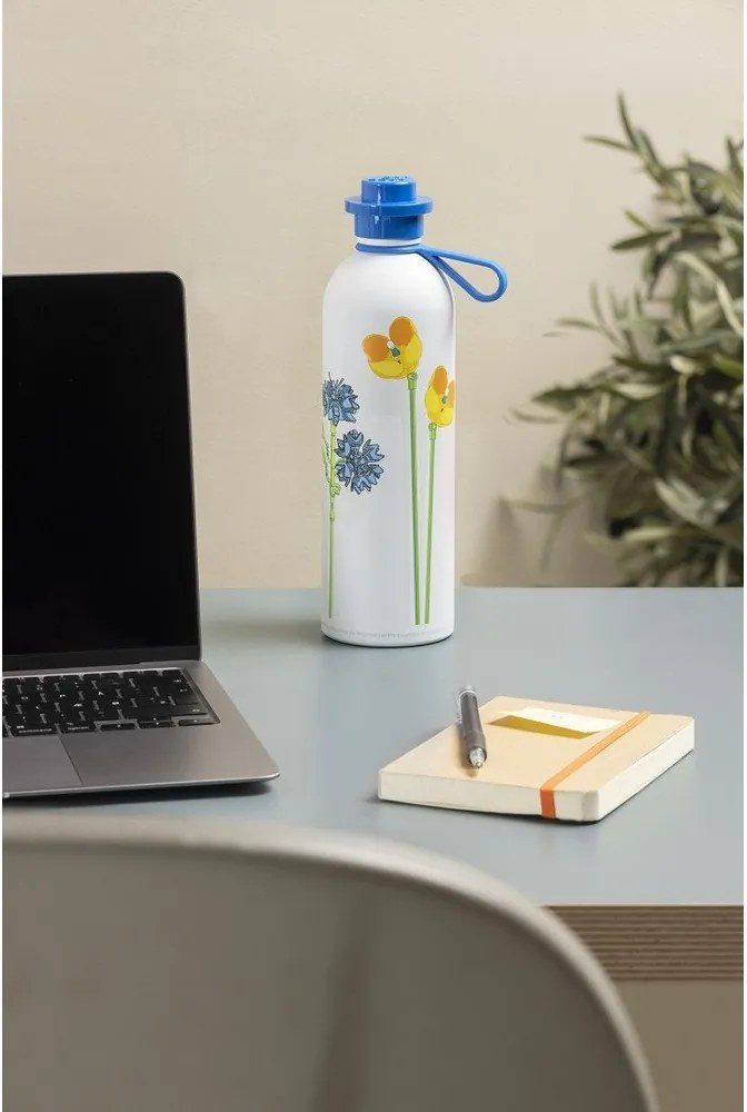 Termos alb/albastru pentru copii 560 ml Meadow Flowers – LEGO®