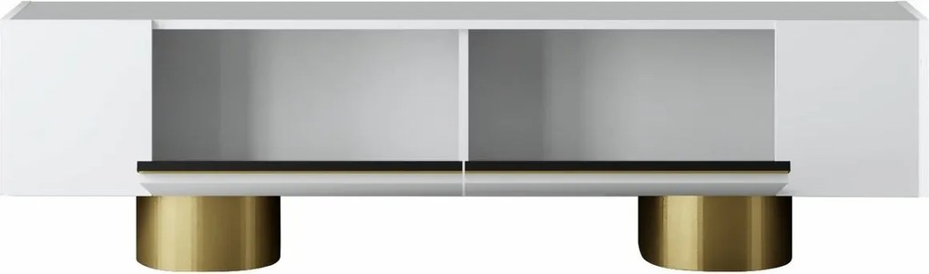 Măsuță TV Bohem White and Gold