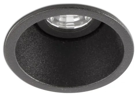 Spot LED dimabil / incastrabil / orientabil pentru tavan / plafon FOX negru 5W