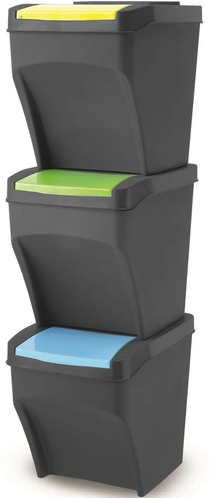 Set coșuri de gunoi sortat Recykle BIN 3x 25 l