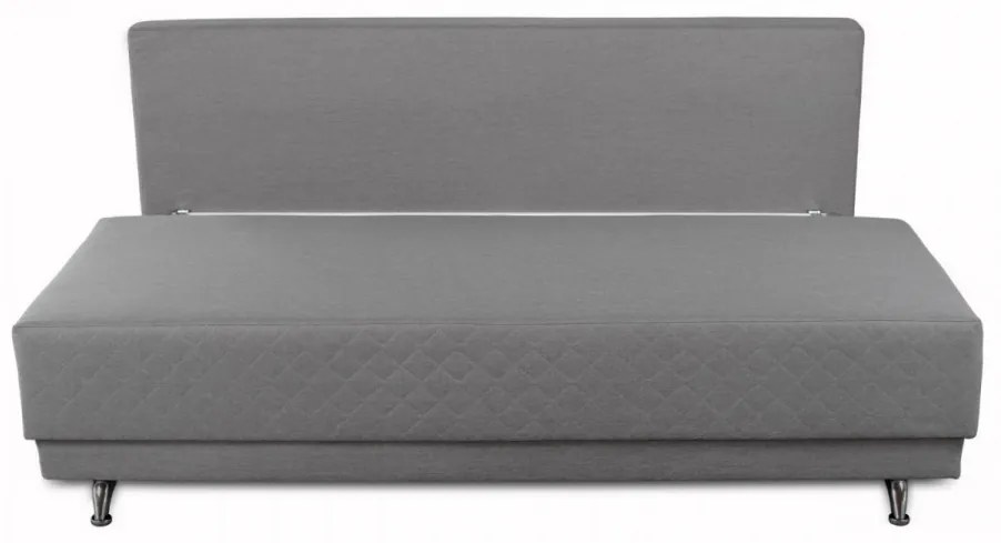 Canapea extensibila Napoli Grey, 205x90x86 cm, cu lada de depozitare
