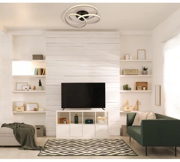 Lustră LED aplicată Globo 67183-40N GLYXAR LED/40W/230V