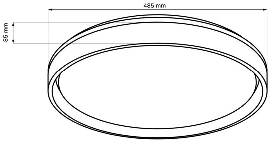 Plafonieră LED dimabilă pentru baie ELIZA LED/72W/230V IP44 + telecomandă