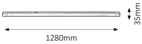 Rabalux 2309 - Corp iluminat bucatarie BRAND LIGHT G13/36W/230V