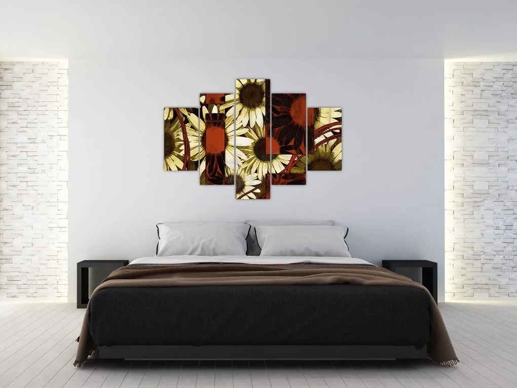 Tablou cu flori (150x105 cm)