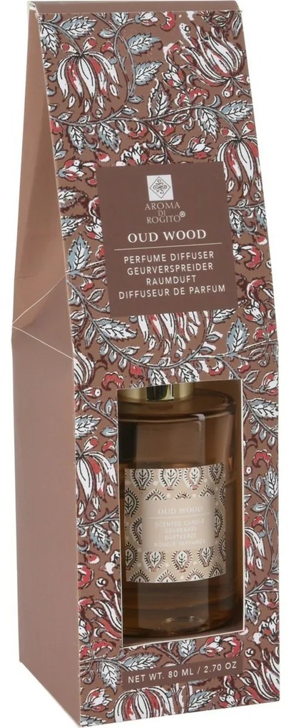 Difuzor de arome Bougie Oud wood, 80 ml