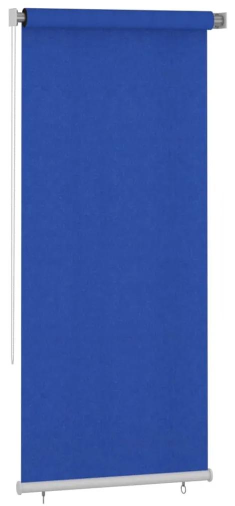 Jaluzea tip rulou de exterior, albastru, 100 x 230 cm, HDPE Albastru, 100 x 230 cm